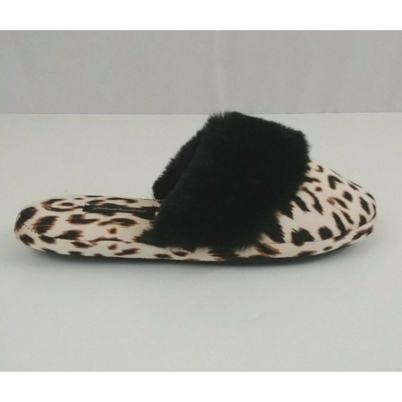 Victoria Secret Champagne Leopard Slippers Size Small 8 Never Worn - Picture 7 of 10
